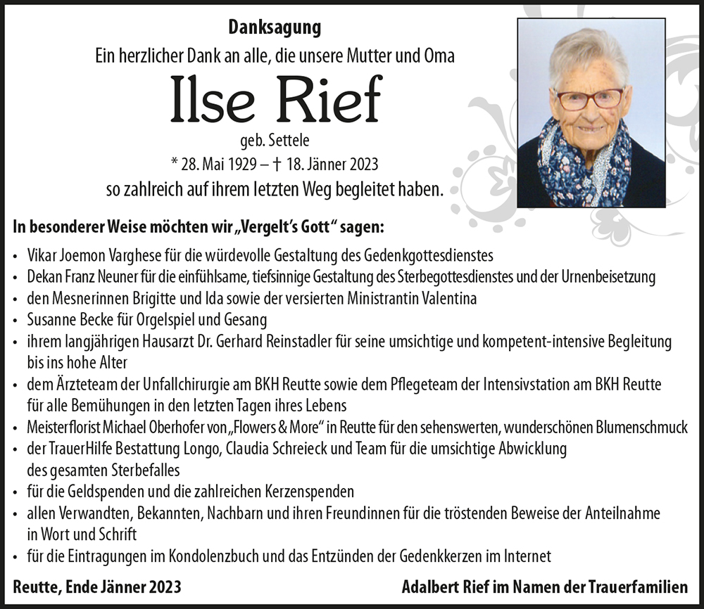 Alice Rief Ilse Rief
