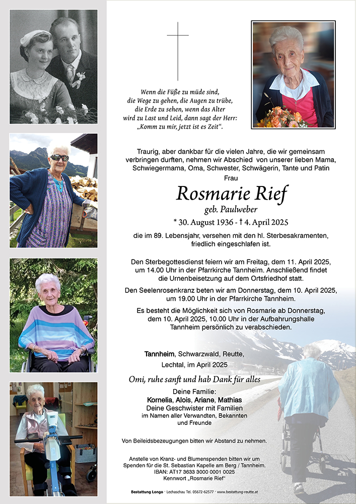 Mat Rief Rosmarie Rief